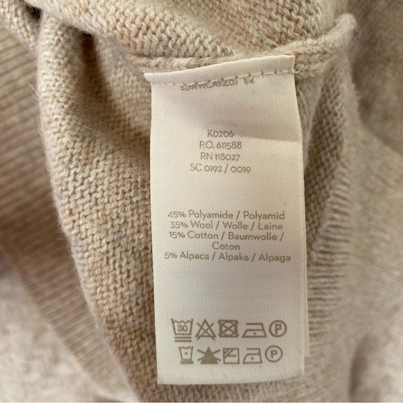 Boden Tan V-Neck Sweater - Picture 8 of 8